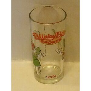 Vintage Blinky Bill Sports Nutella Promotional Collectible Cordial Drink Glass